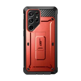 Galaxy S24 Ultra Unicorn Beetle PRO Rugged Case-Metallic Red