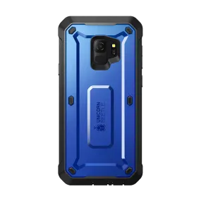 Galaxy S9 Unicorn Beetle Pro Full Body Rugged Holster Case-Dark Blue