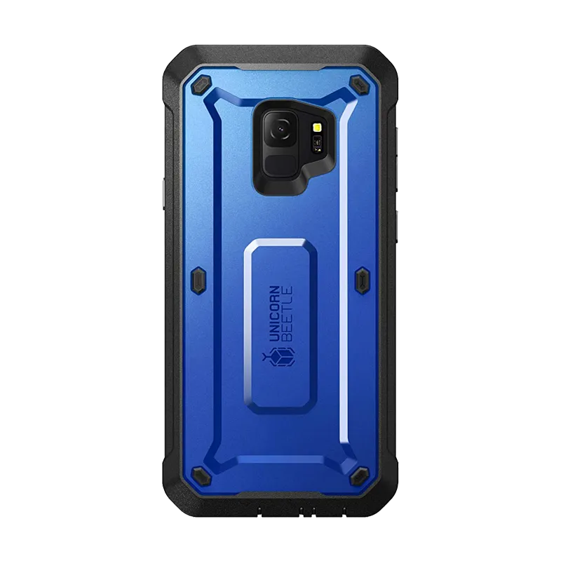 Galaxy S9 Unicorn Beetle Pro Full Body Rugged Holster Case-Dark Blue