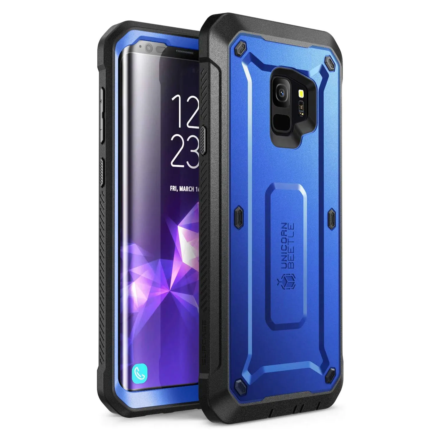 Galaxy S9 Unicorn Beetle Pro Full Body Rugged Holster Case-Dark Blue