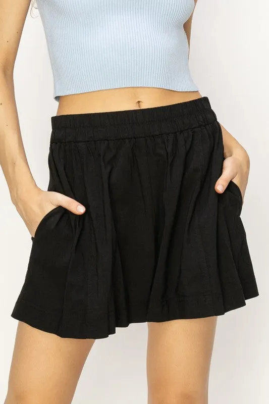 High Waist Relaxed Shorts