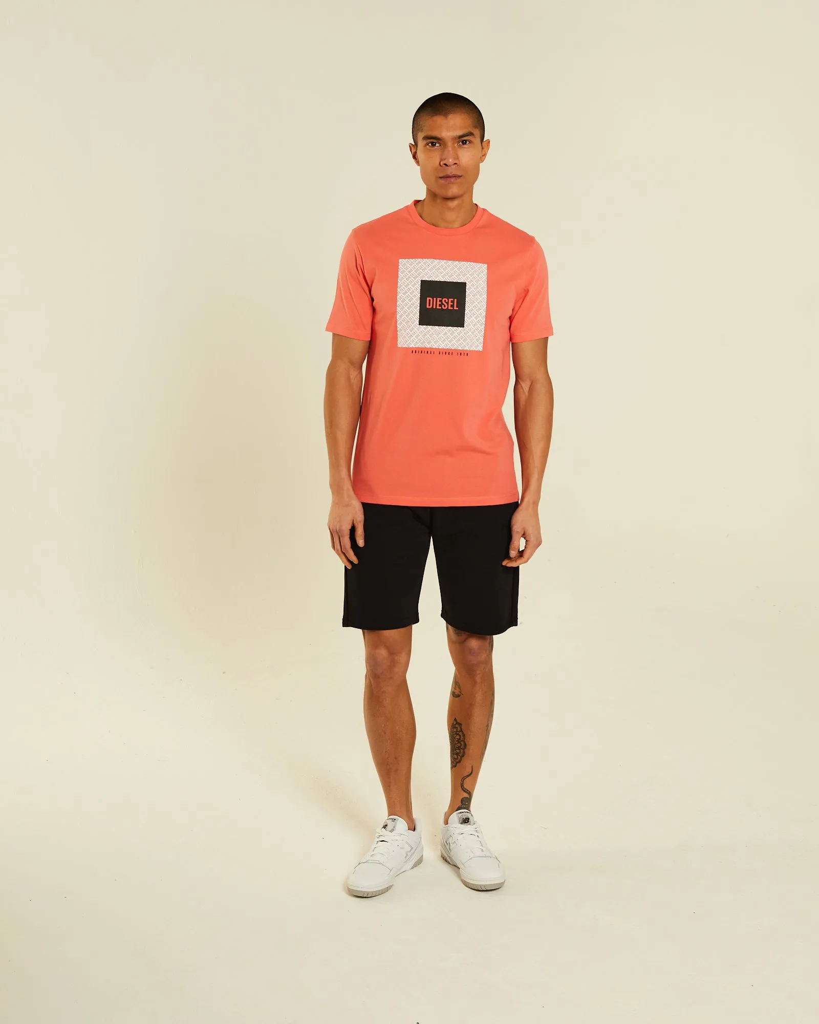 Idris Tee Bright Peach