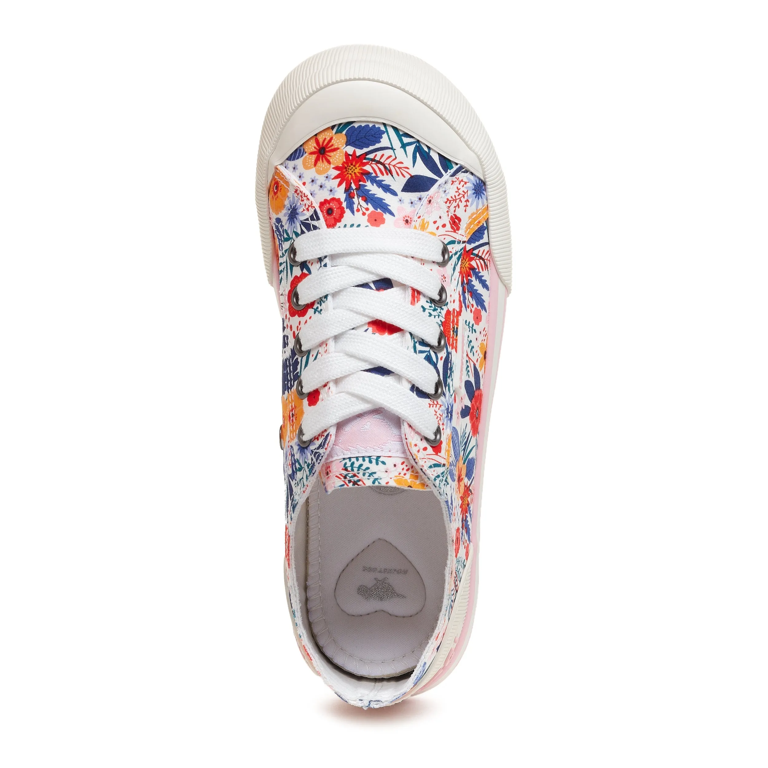 Jazzin Bright Floral Trainers