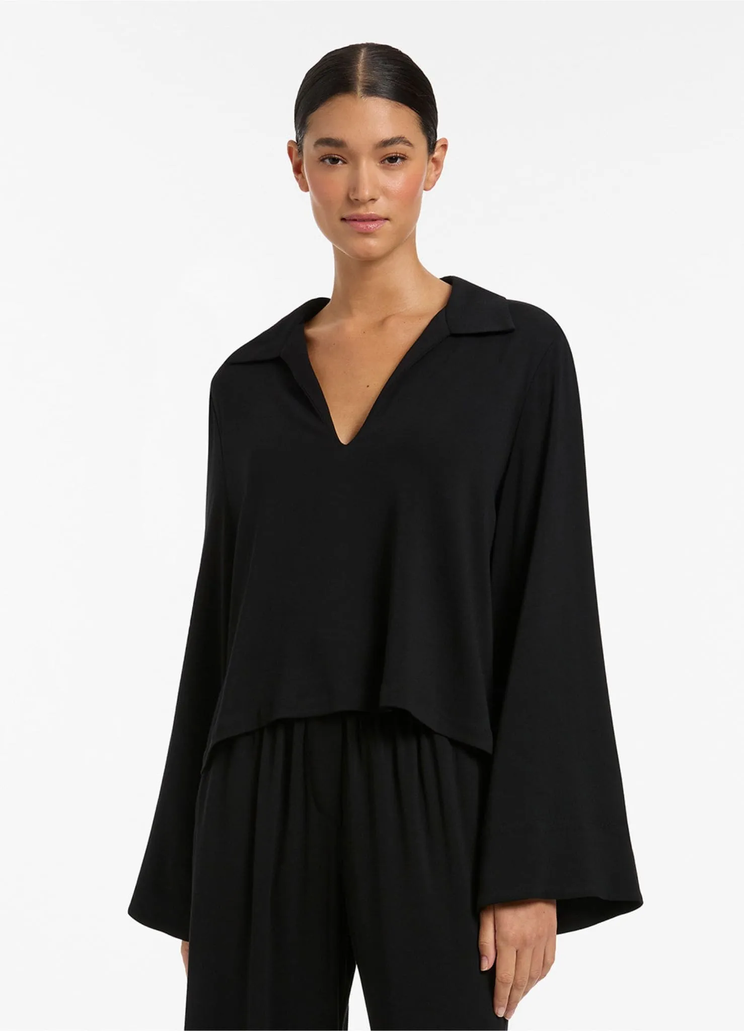 Jetset Relaxed Shirt - Black