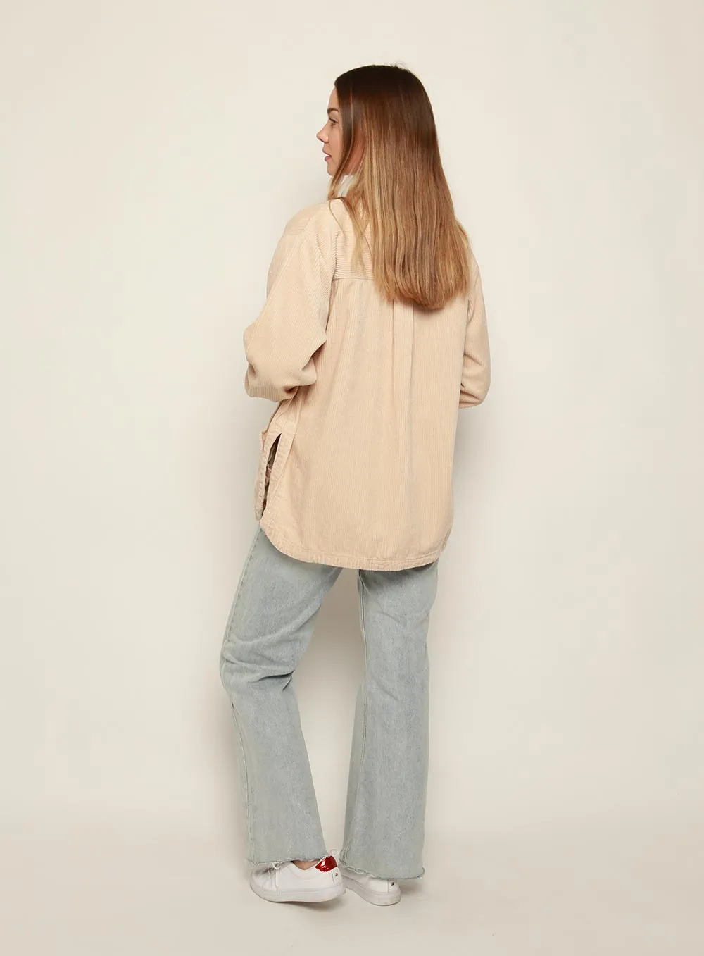 Keiren Cord Jacket-CAMEL