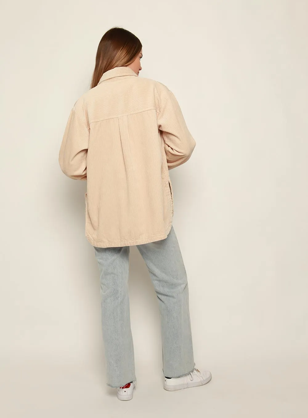 Keiren Cord Jacket-CAMEL