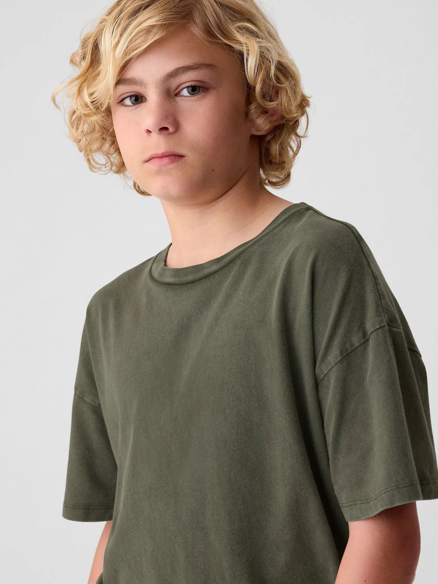 Kids Relaxed Washed-Jersey T-Shirt