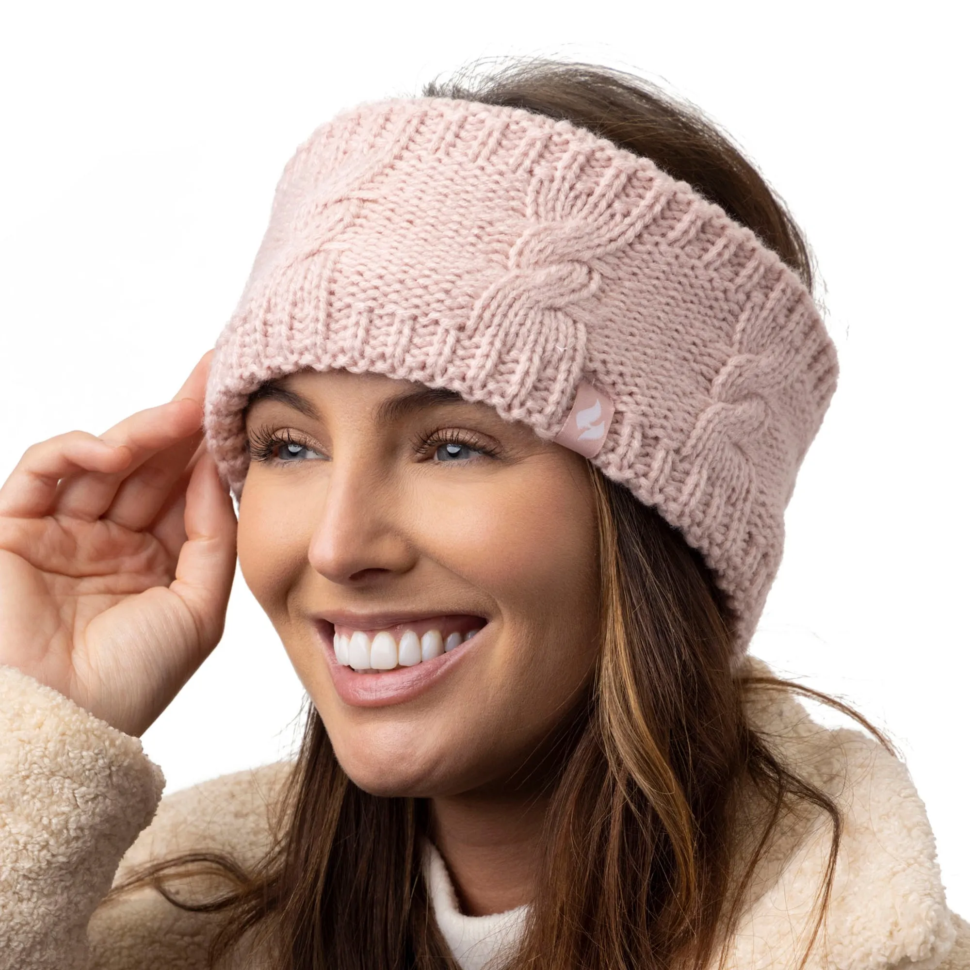 Ladies Alta Thermal Headband - Dusky Pink