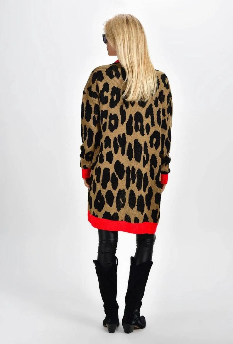 Leopard Cardigan | Bella Chic