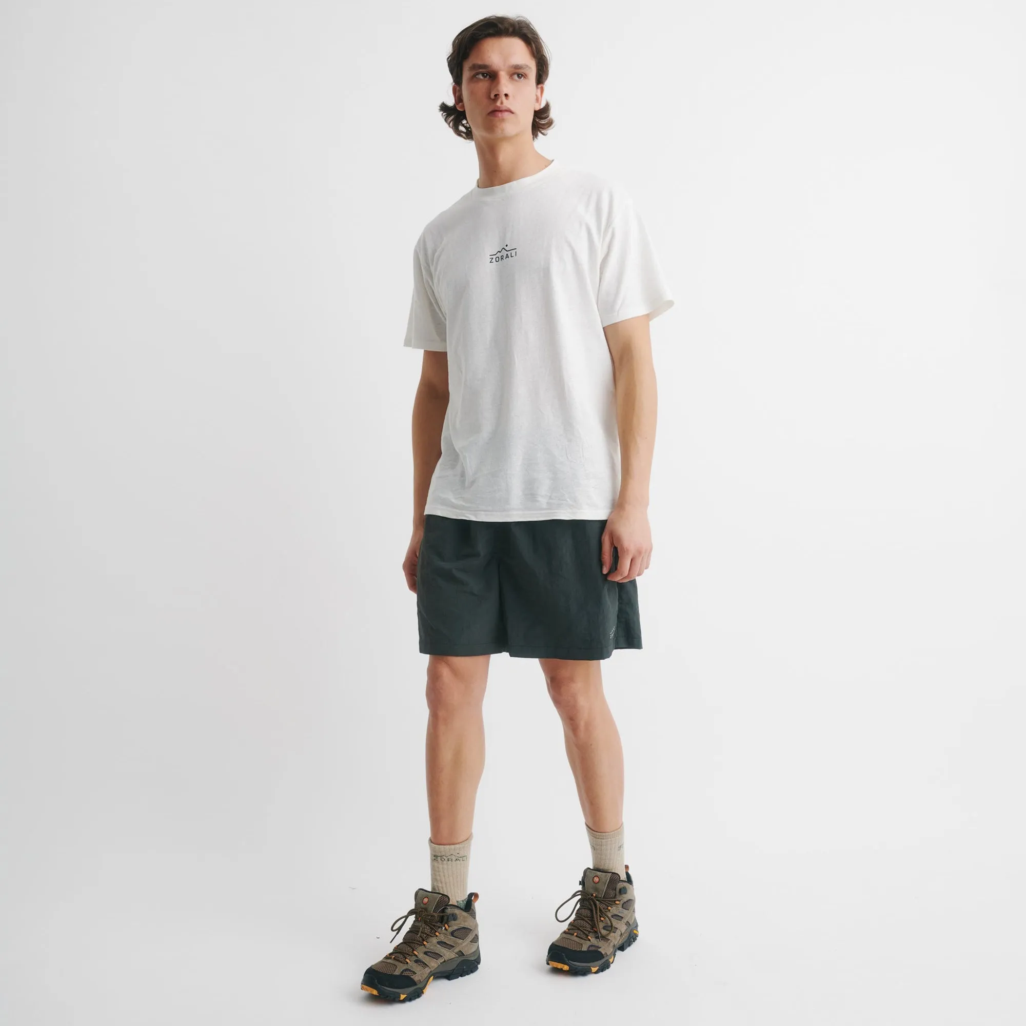 Mens Rugged Recycled Short Black