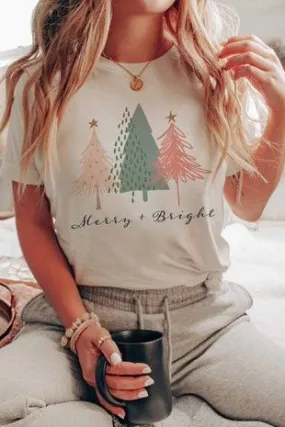 MERRY & BRIGHT CHRISTMAS TEE