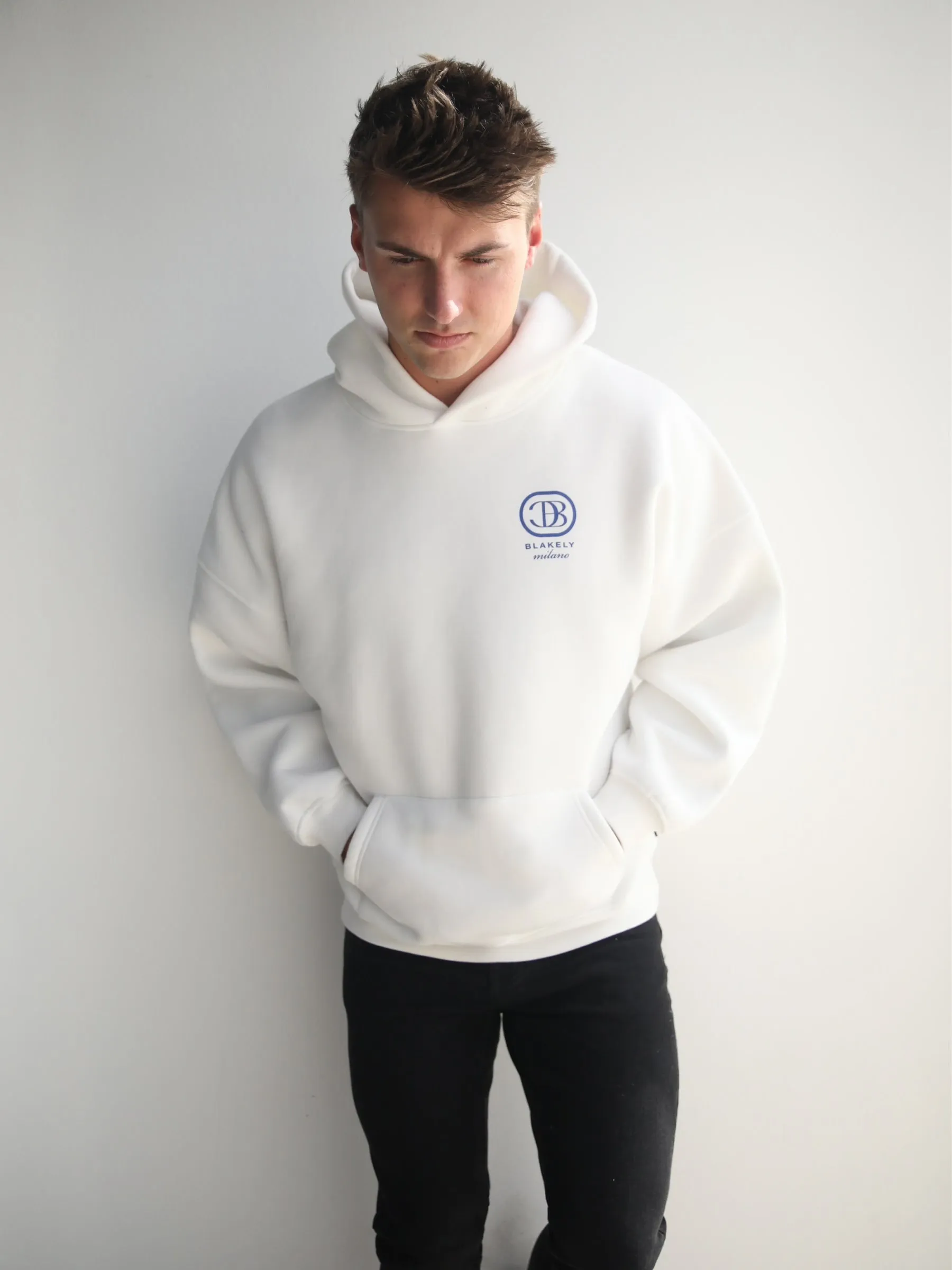 Milano Relaxed Hoodie - Flat White