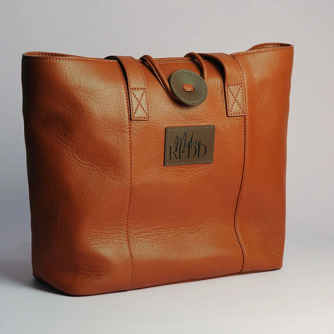 Modern Chic Leather Tote Bag