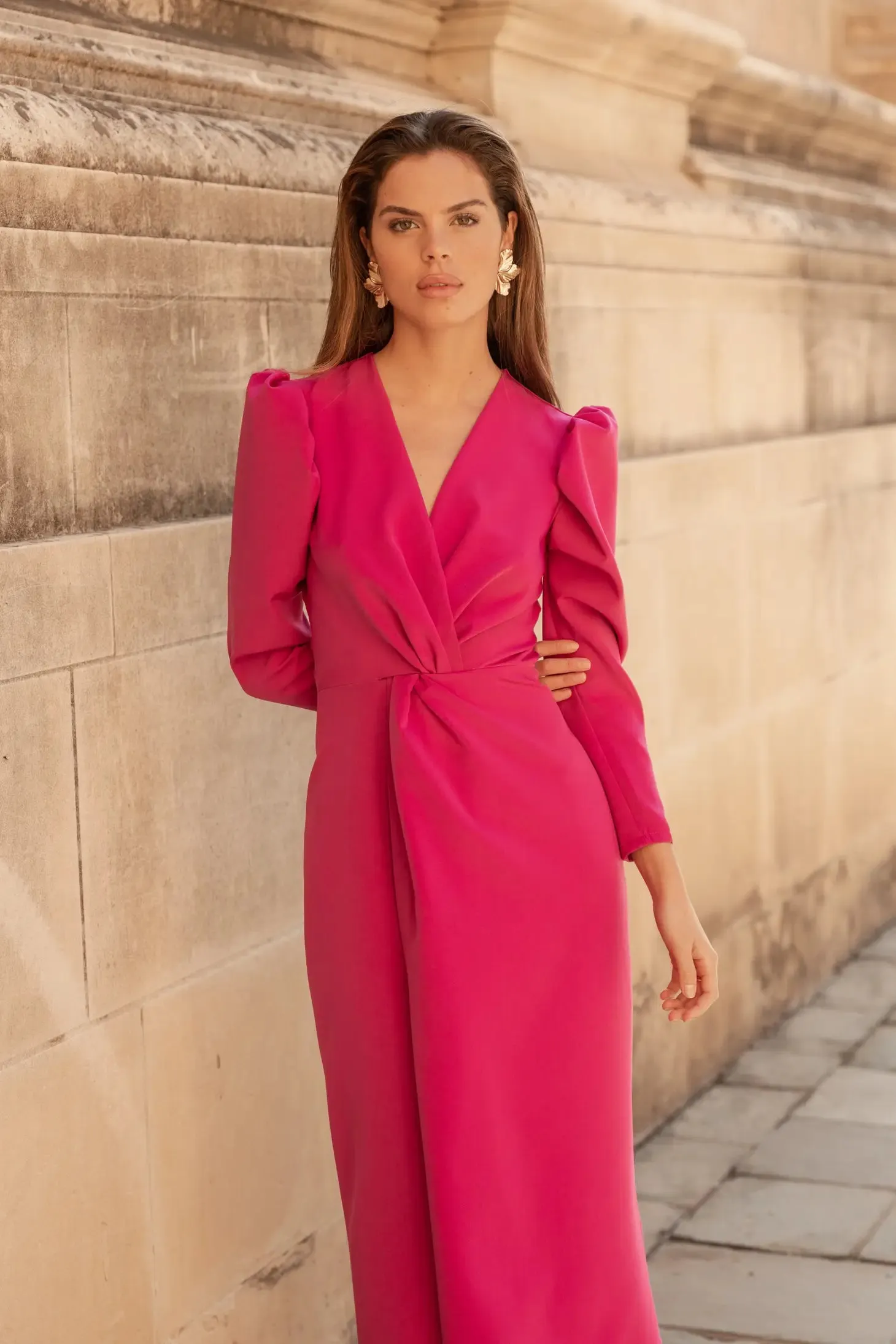 Monaco Bright Pink Dress