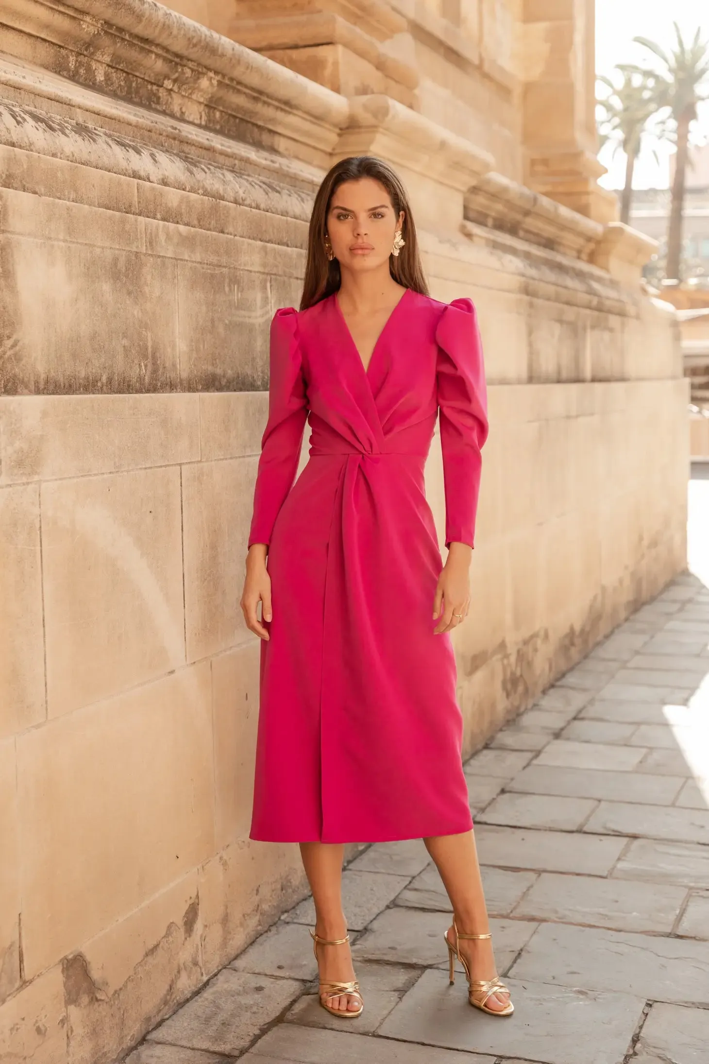 Monaco Bright Pink Dress