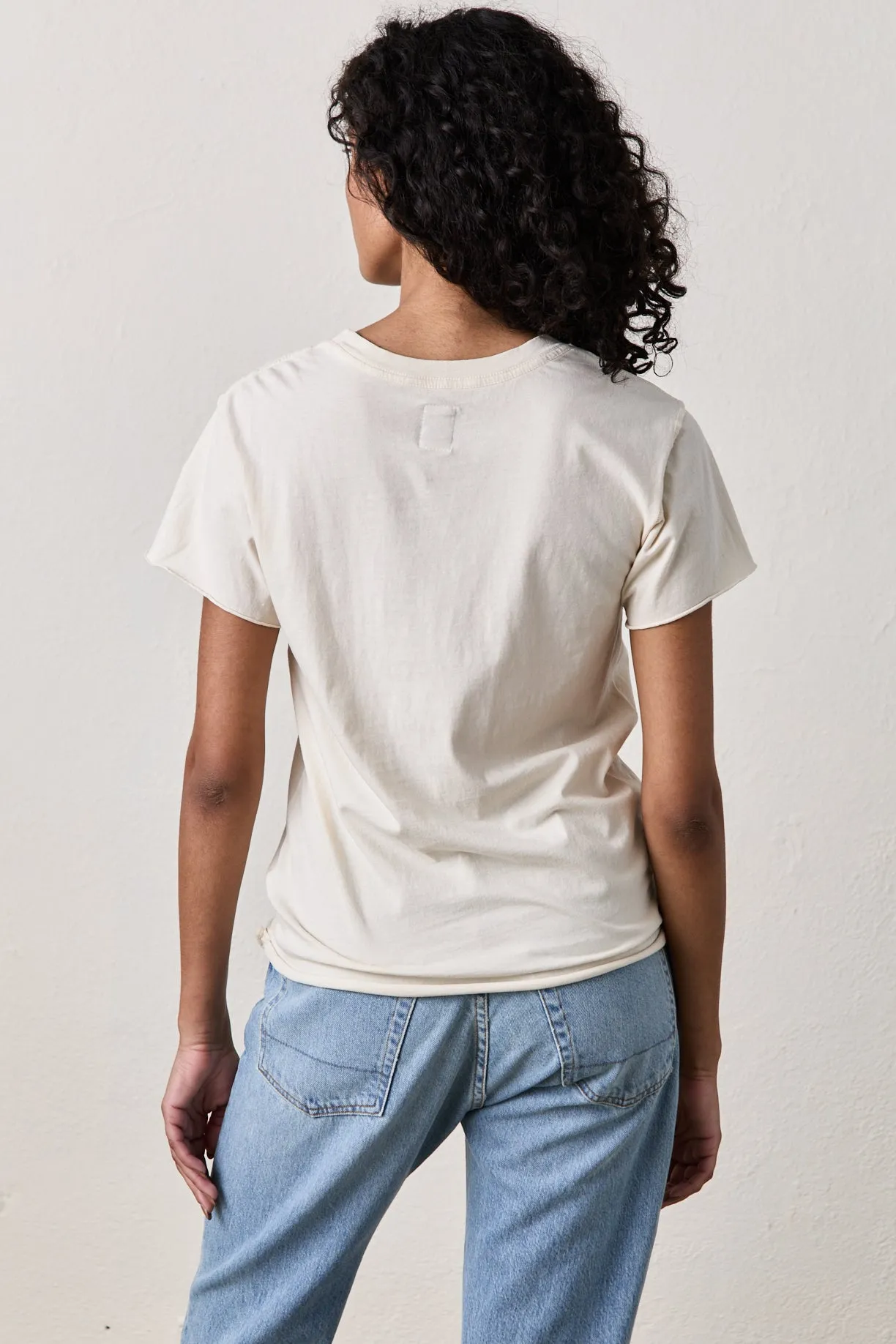 MOORE RELAXED TEE / PARCHMENT