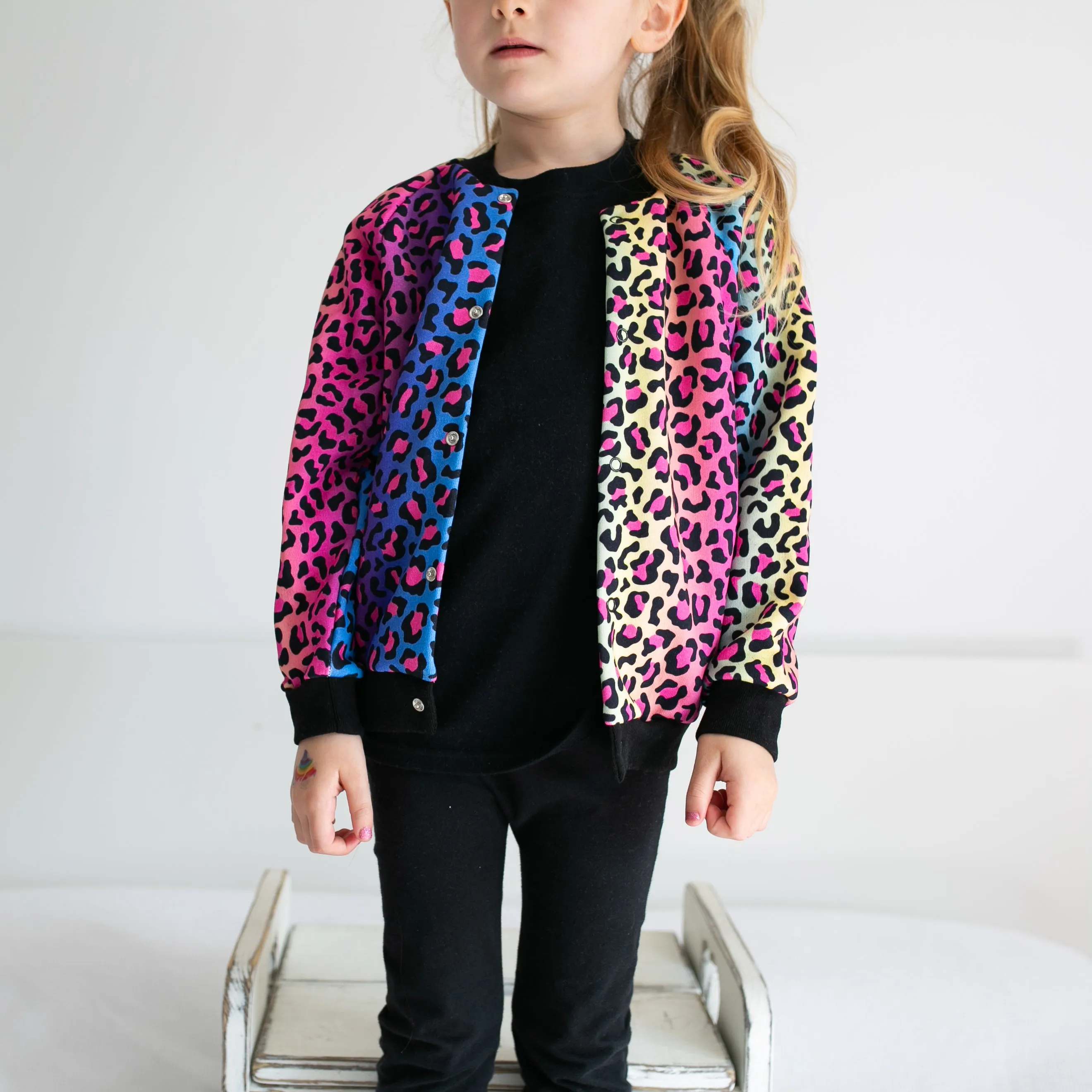 Neon leopard print Jacket