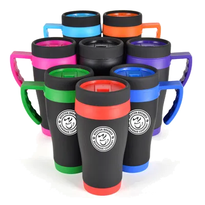 Oregan Black Thermo Mugs - Unprinted sample