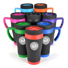 Oregan Black Thermo Mugs - Unprinted sample