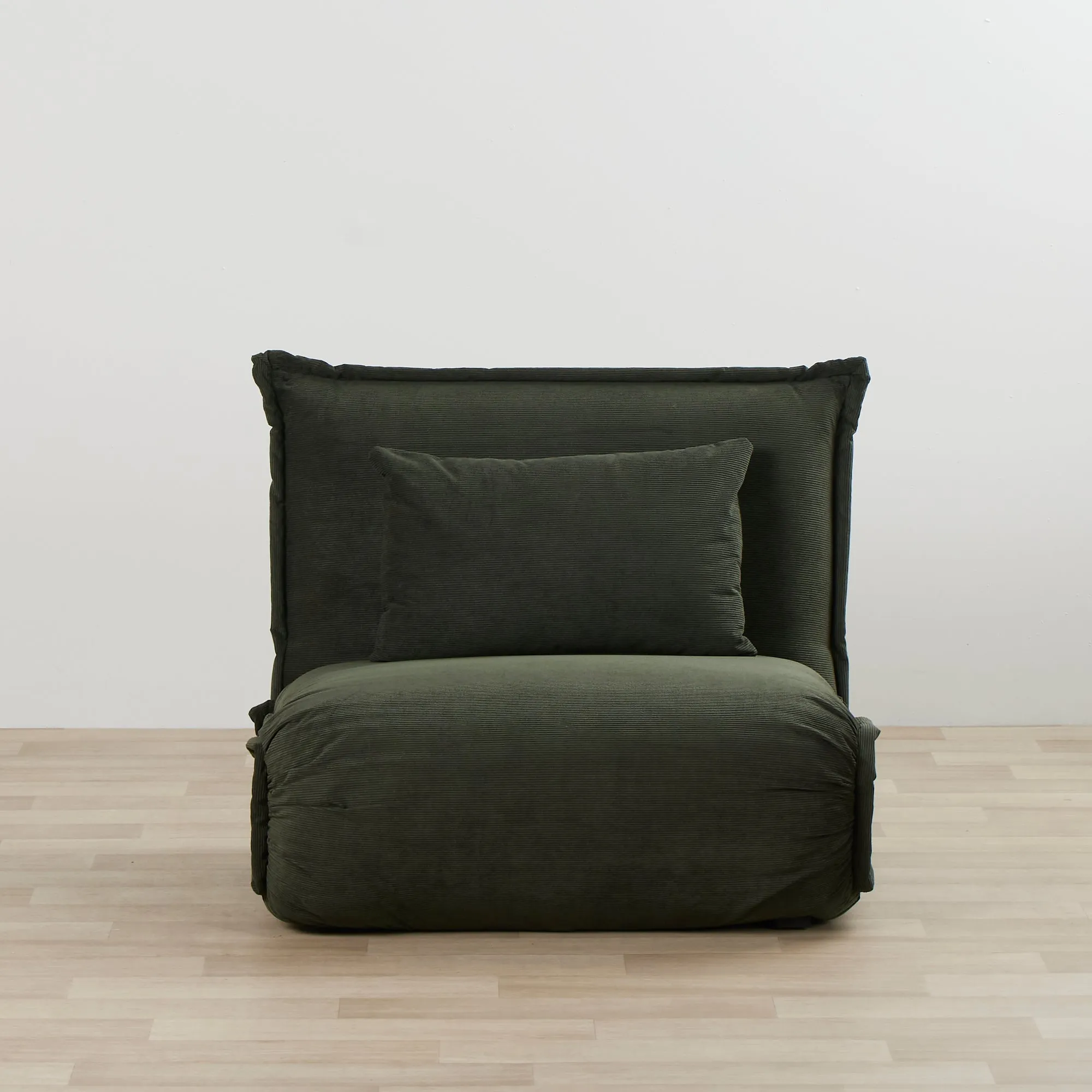 Overlap Sofa Bed - Single - Green