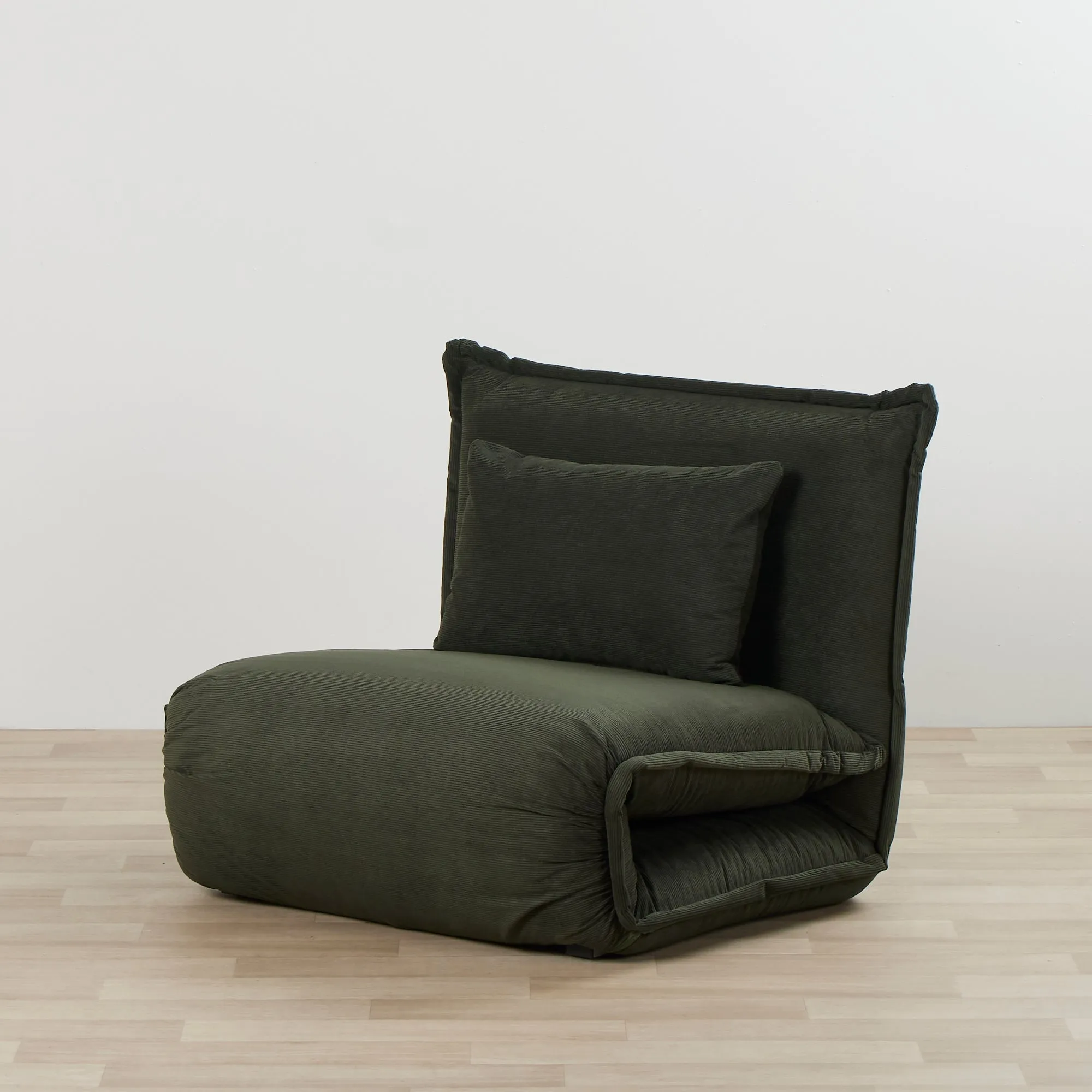 Overlap Sofa Bed - Single - Green