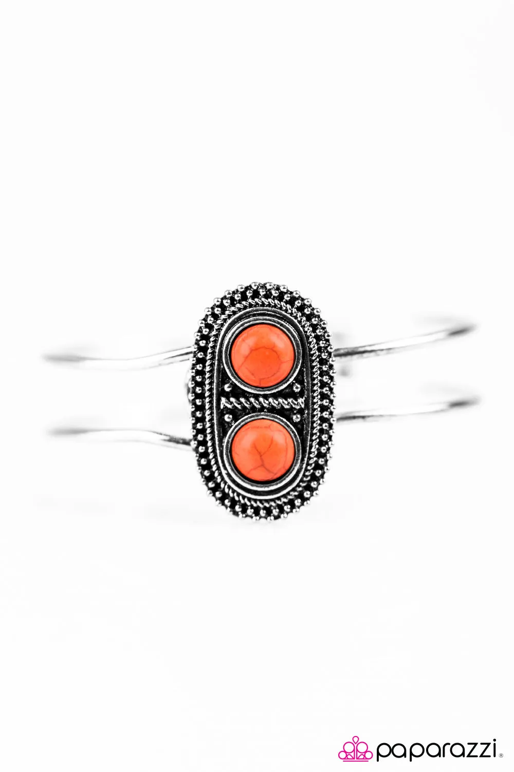 Paparazzi Accessories  - Pop Rocks - Orange Bracelet