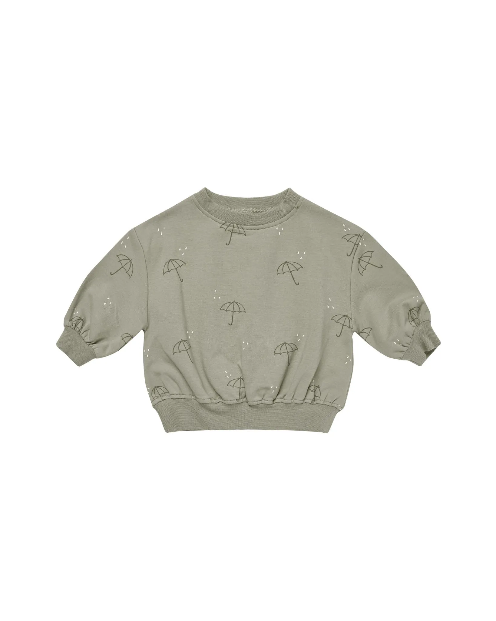 Quincy Mae - Umbrellas Relaxed Fleece Sweatshirt