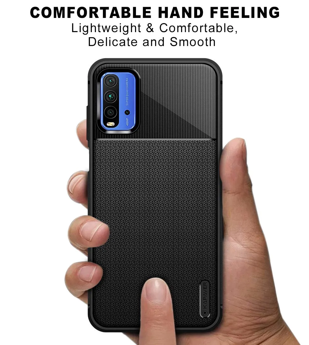 Redmi 9 Power Back Cover Case | Rugged - Black