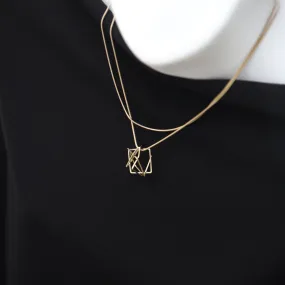 Relaxed Cube Necklace