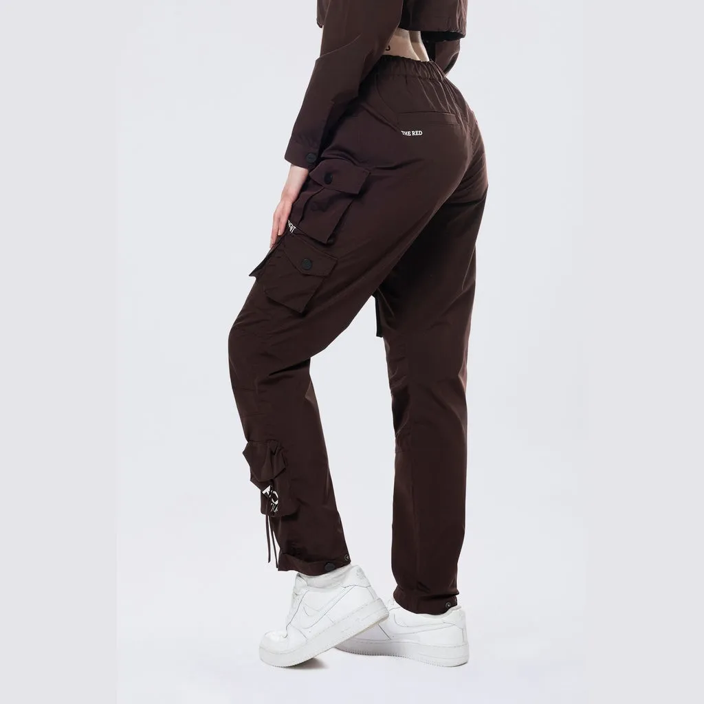 Relaxed Utility Slouched Pants - Espresso