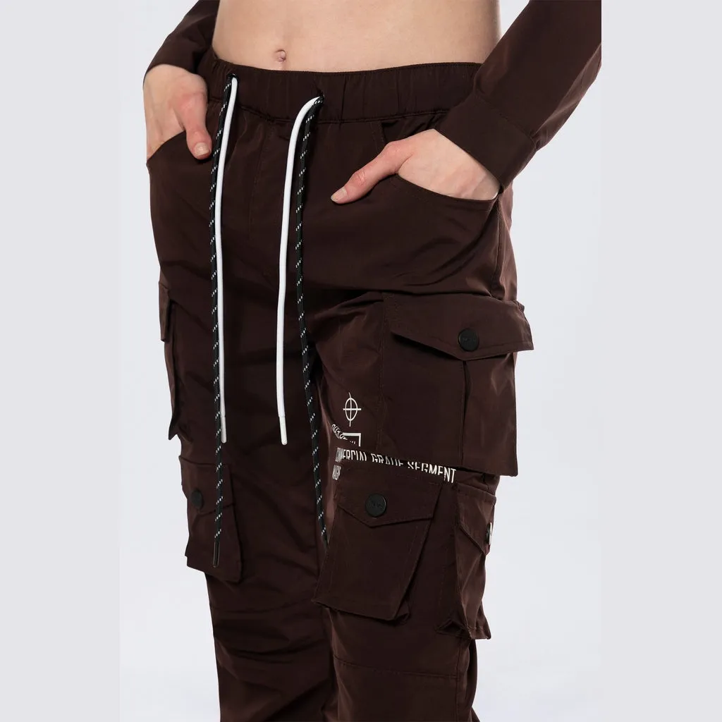 Relaxed Utility Slouched Pants - Espresso