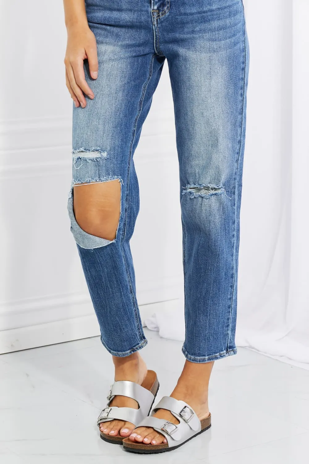 RISEN Emily High Rise Relaxed Jeans