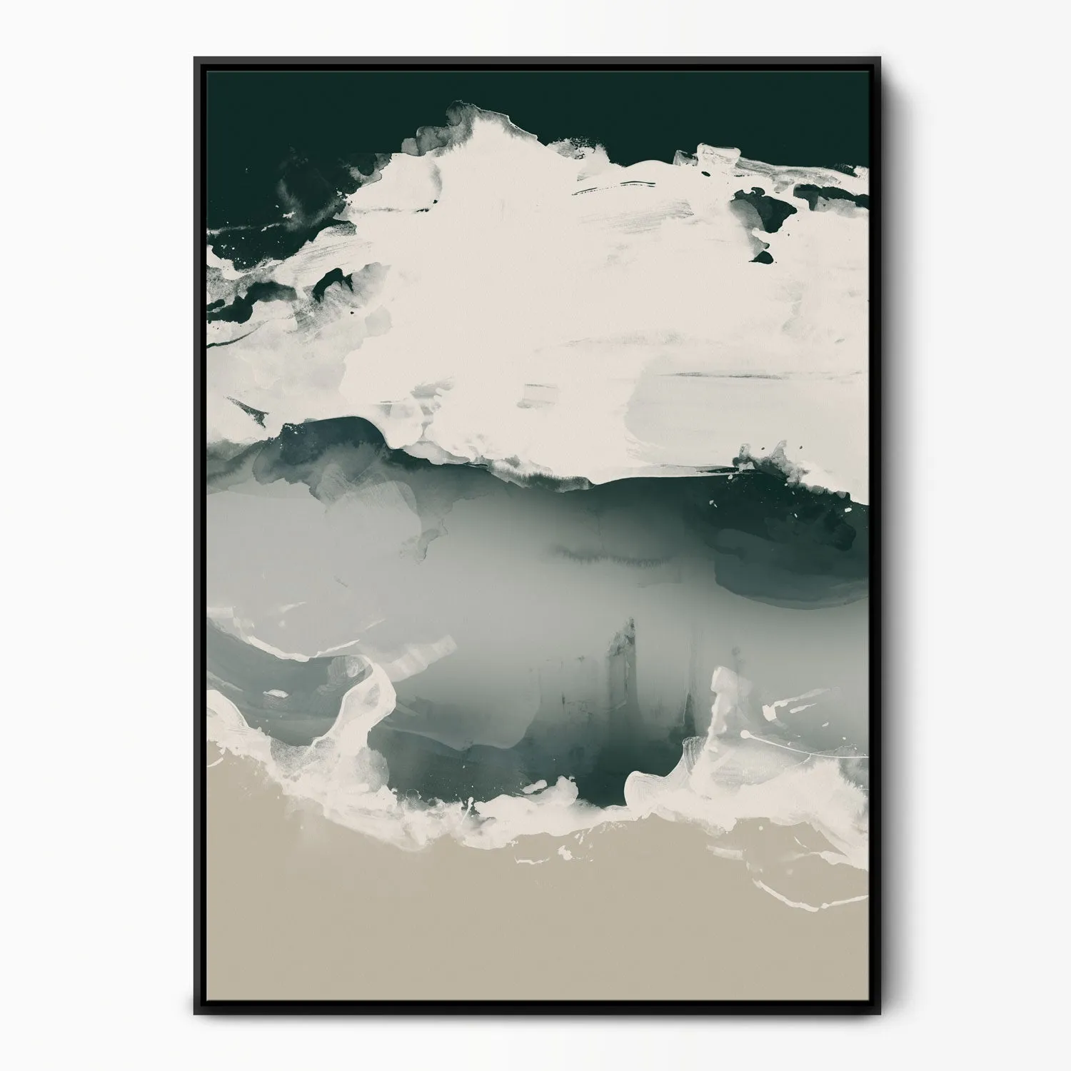 Roll With It Abstract Seascape Canvas Art