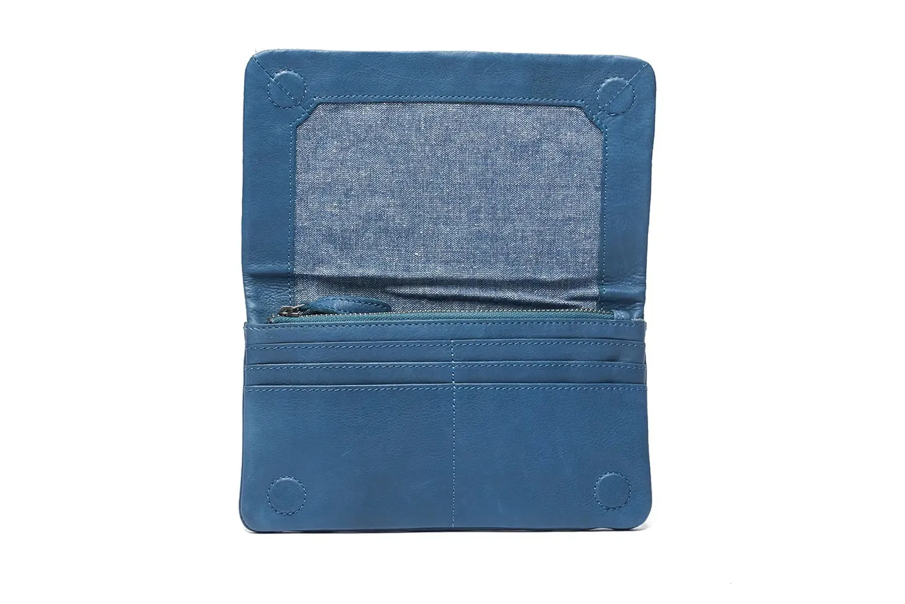 Rugged Hide Indigo Wallet