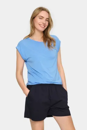 Saint Tropez Relaxed T Shirt Blue