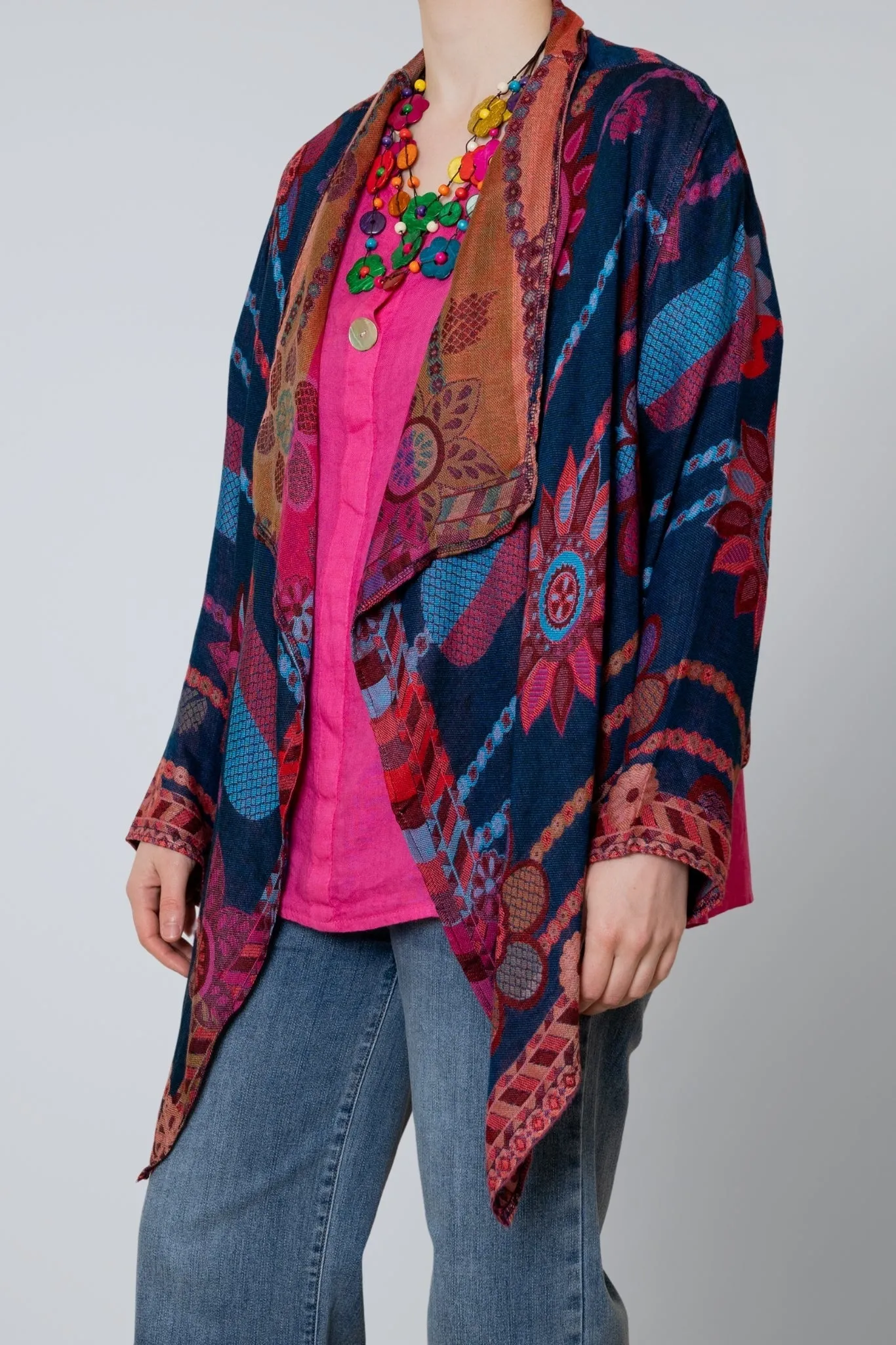 Short Printed Jacket - Darjeeling