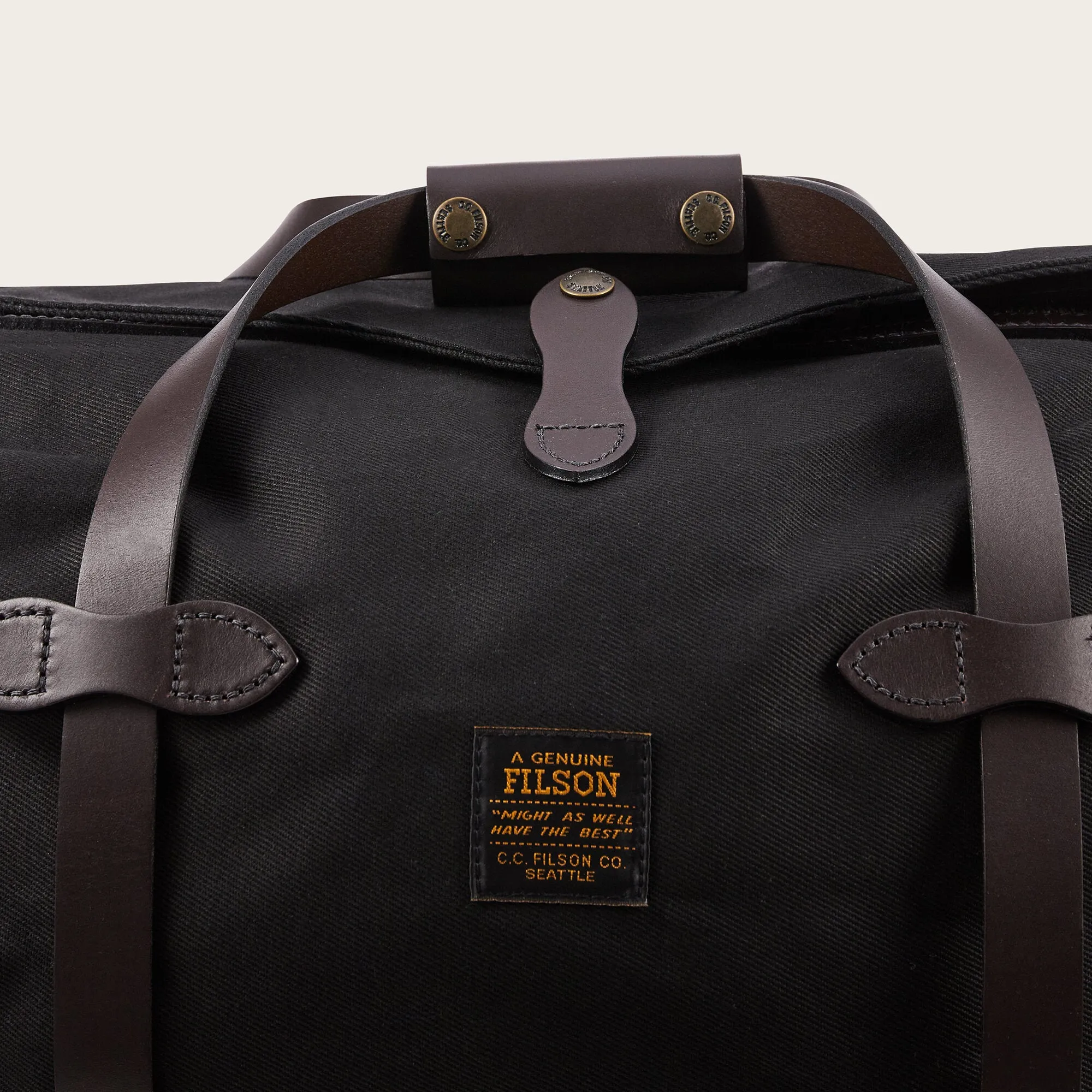 SMALL RUGGED TWILL DUFFLE