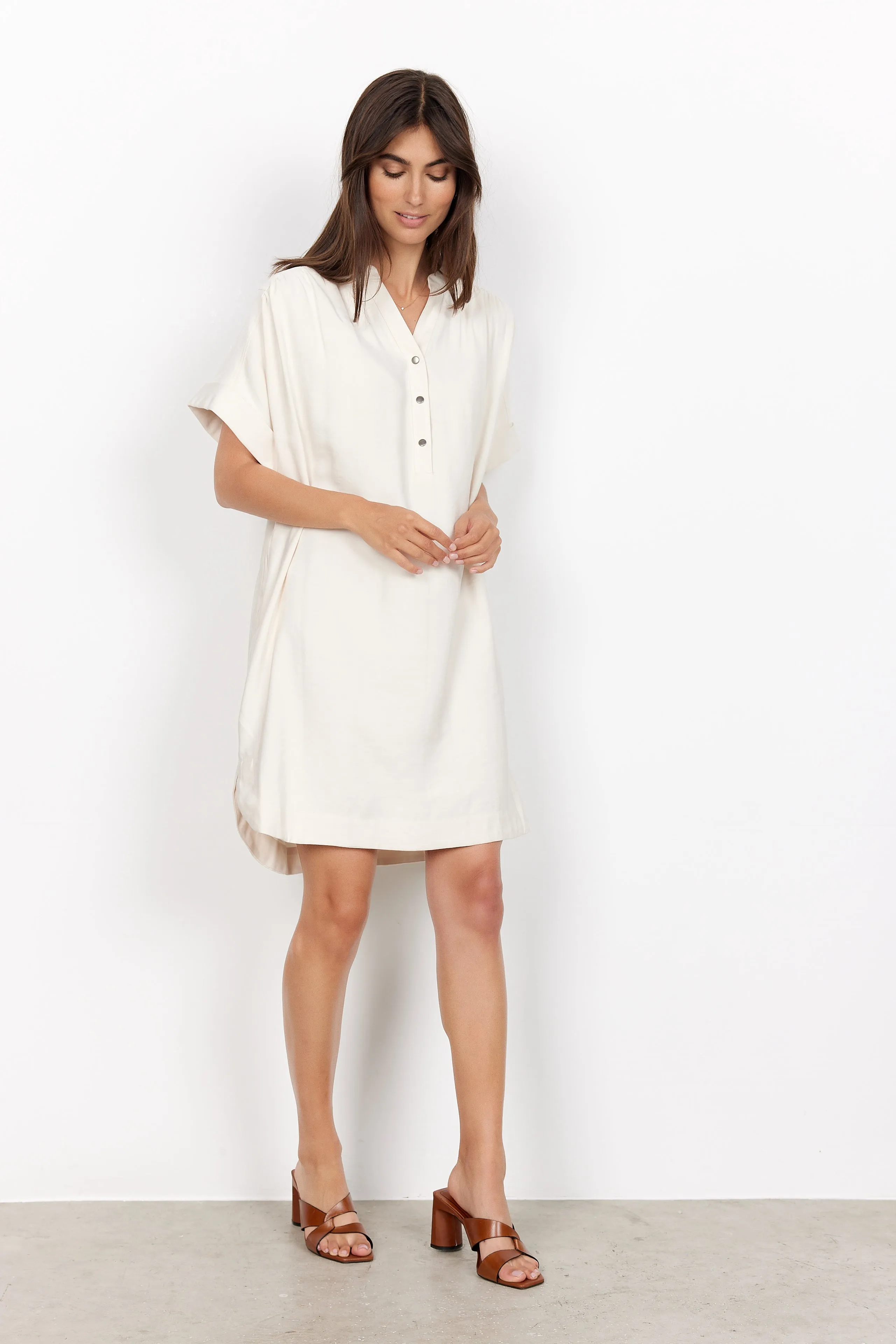 Soya Concept Relaxed Dress Ivory