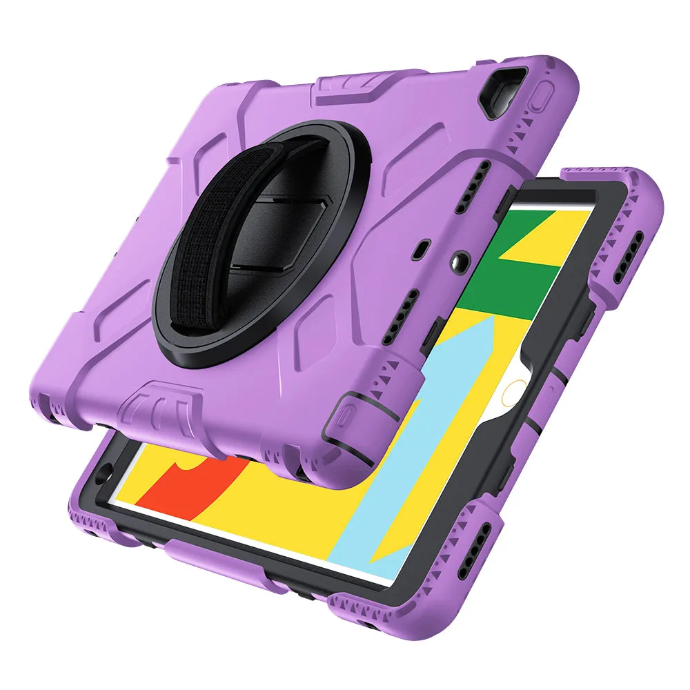 Tough On iPad 7 / 8 / 9th Gen 10.2" Case Rugged Protection Purple