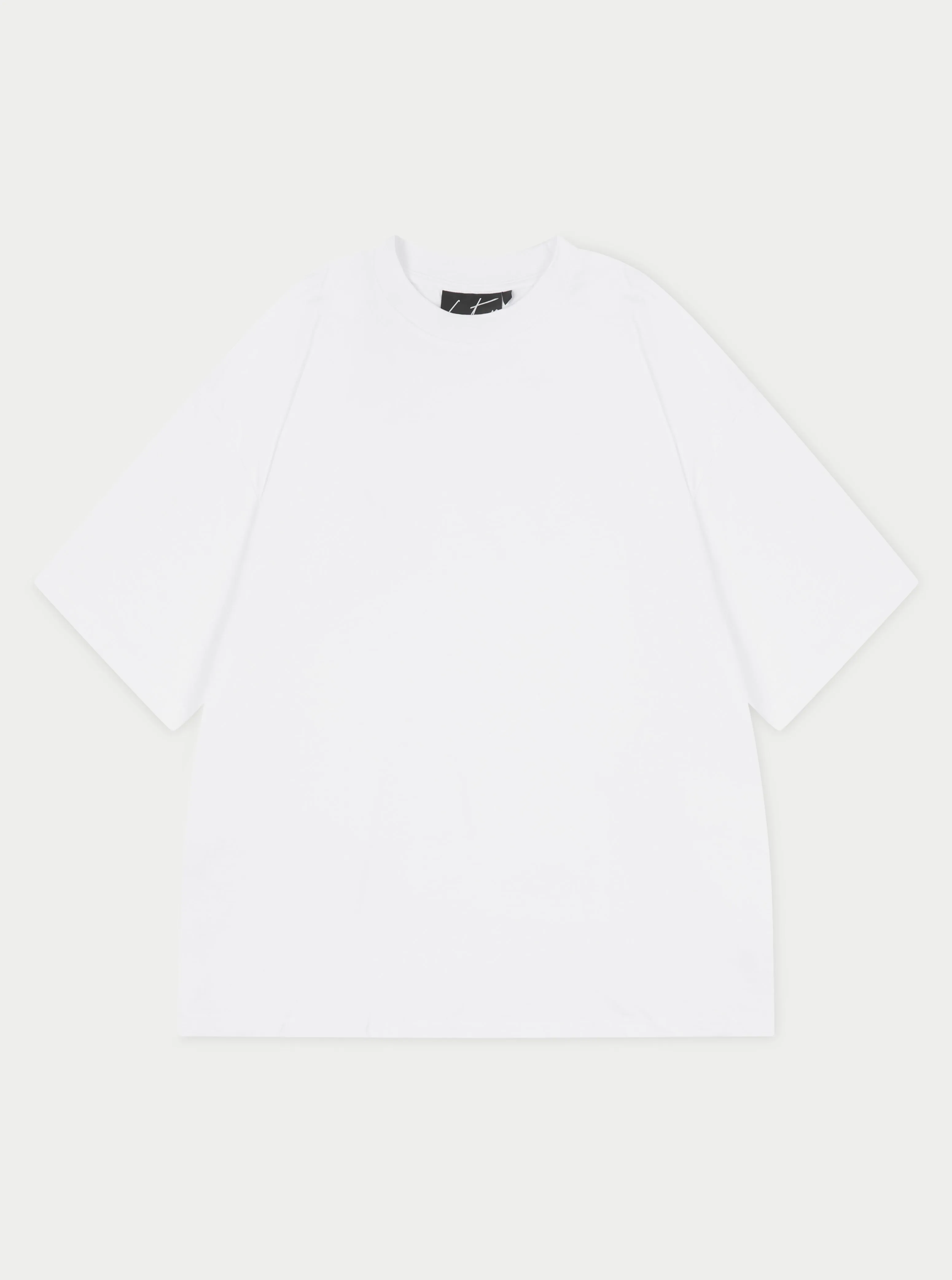 UNBRANDED RELAXED T-SHIRT - WHITE