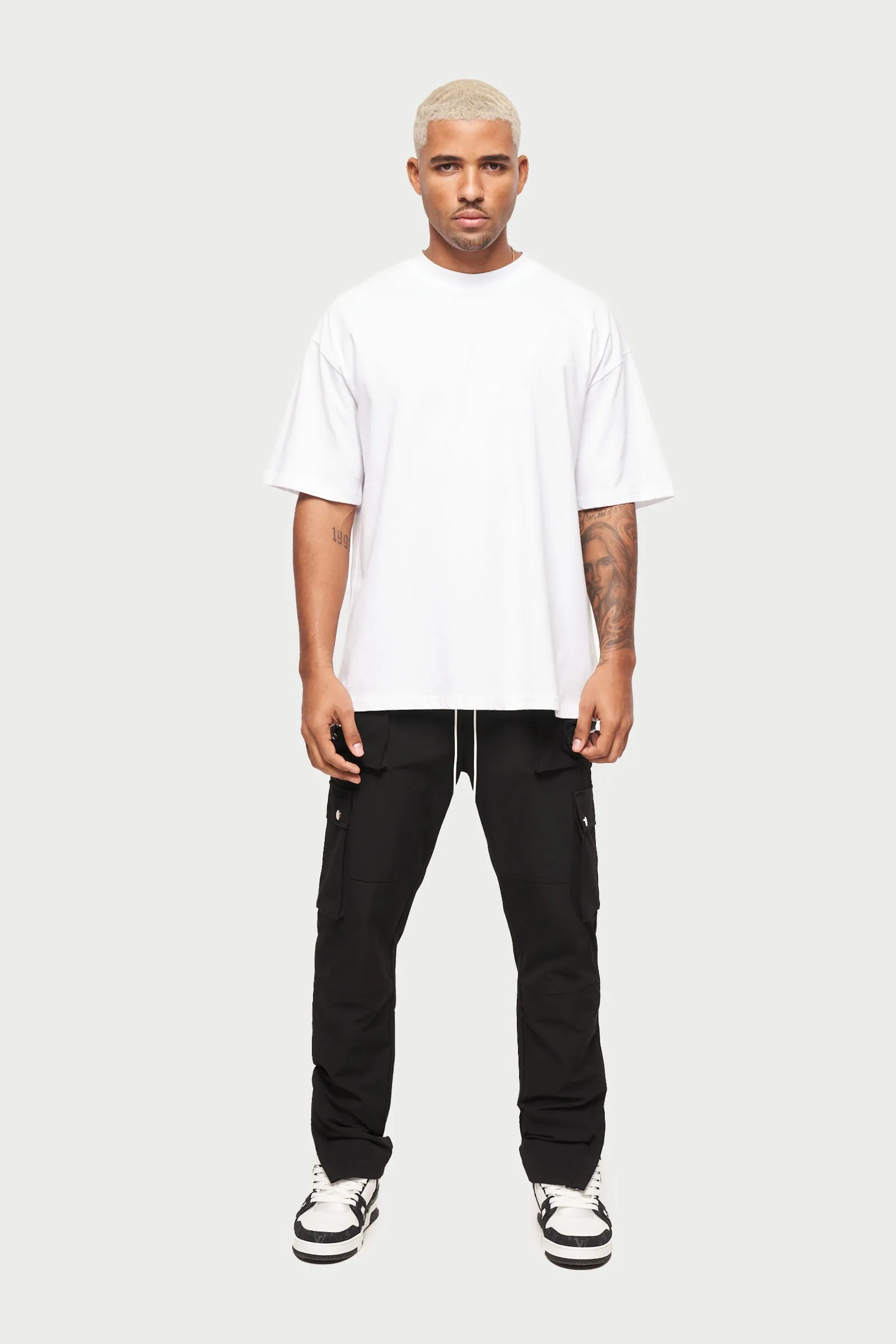 UNBRANDED RELAXED T-SHIRT - WHITE