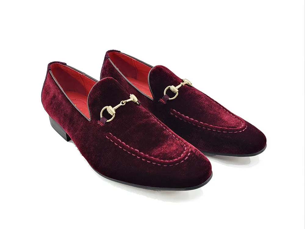 Velvet Buckle Loafer