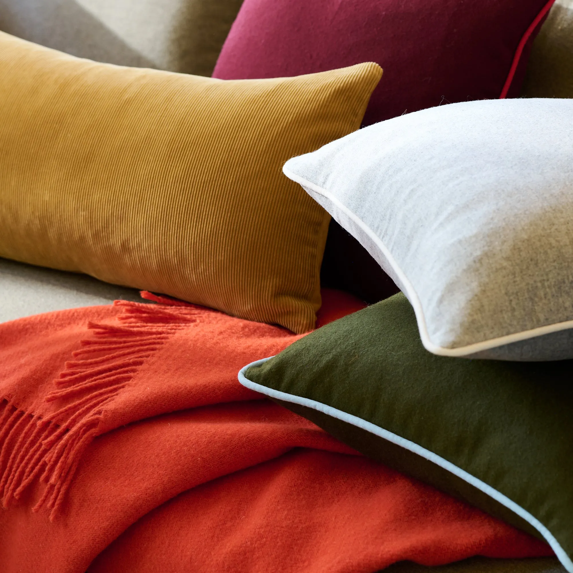 Velvet   Corduroy Pillow