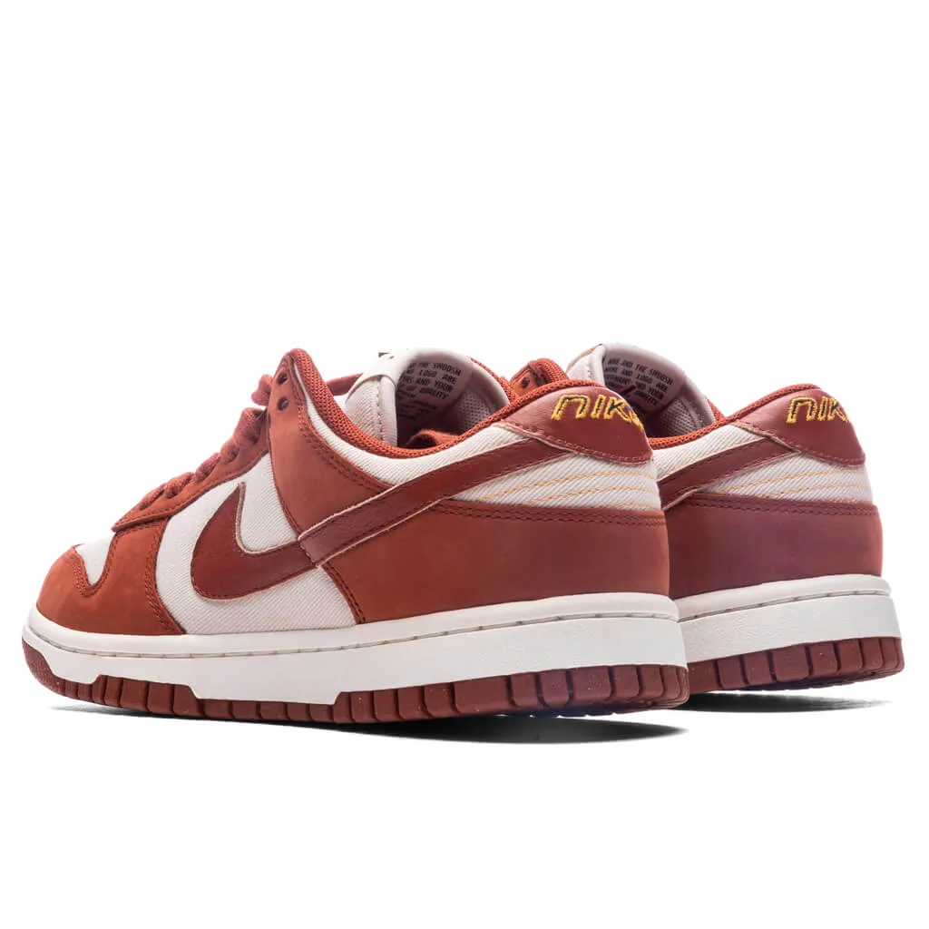 Women's Dunk Low LX Rugged Orange - Light Orewood Brown/Rugged Orange/Sundial