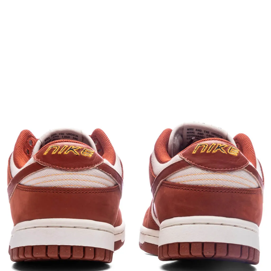 Women's Dunk Low LX Rugged Orange - Light Orewood Brown/Rugged Orange/Sundial