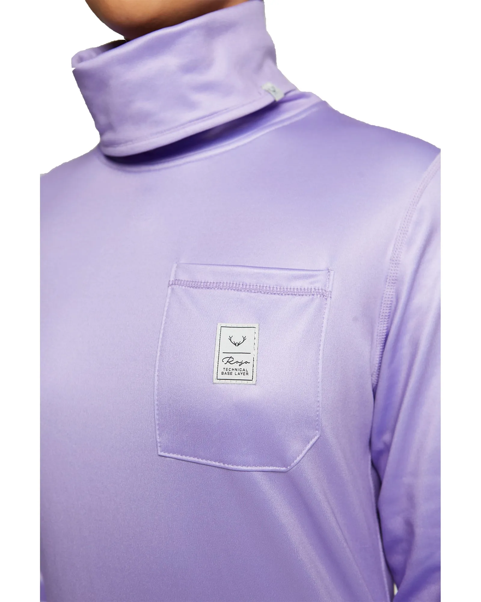 WOMENS PARK LIFE FUNNEL NECK - PURPLE ROSE