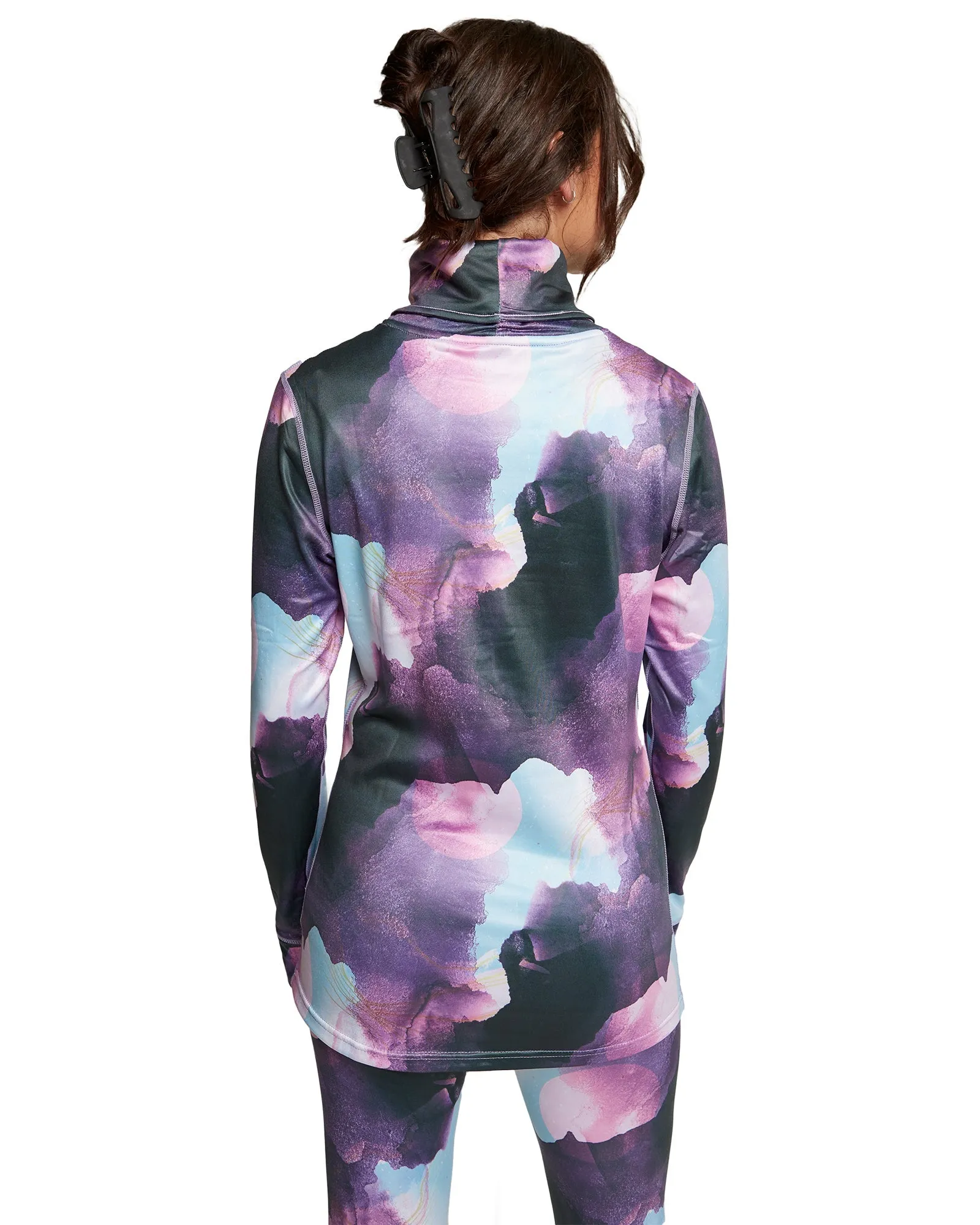 WOMENS PARK LIFE FUNNEL NECK - WATERCOLOUR UNIVERSE