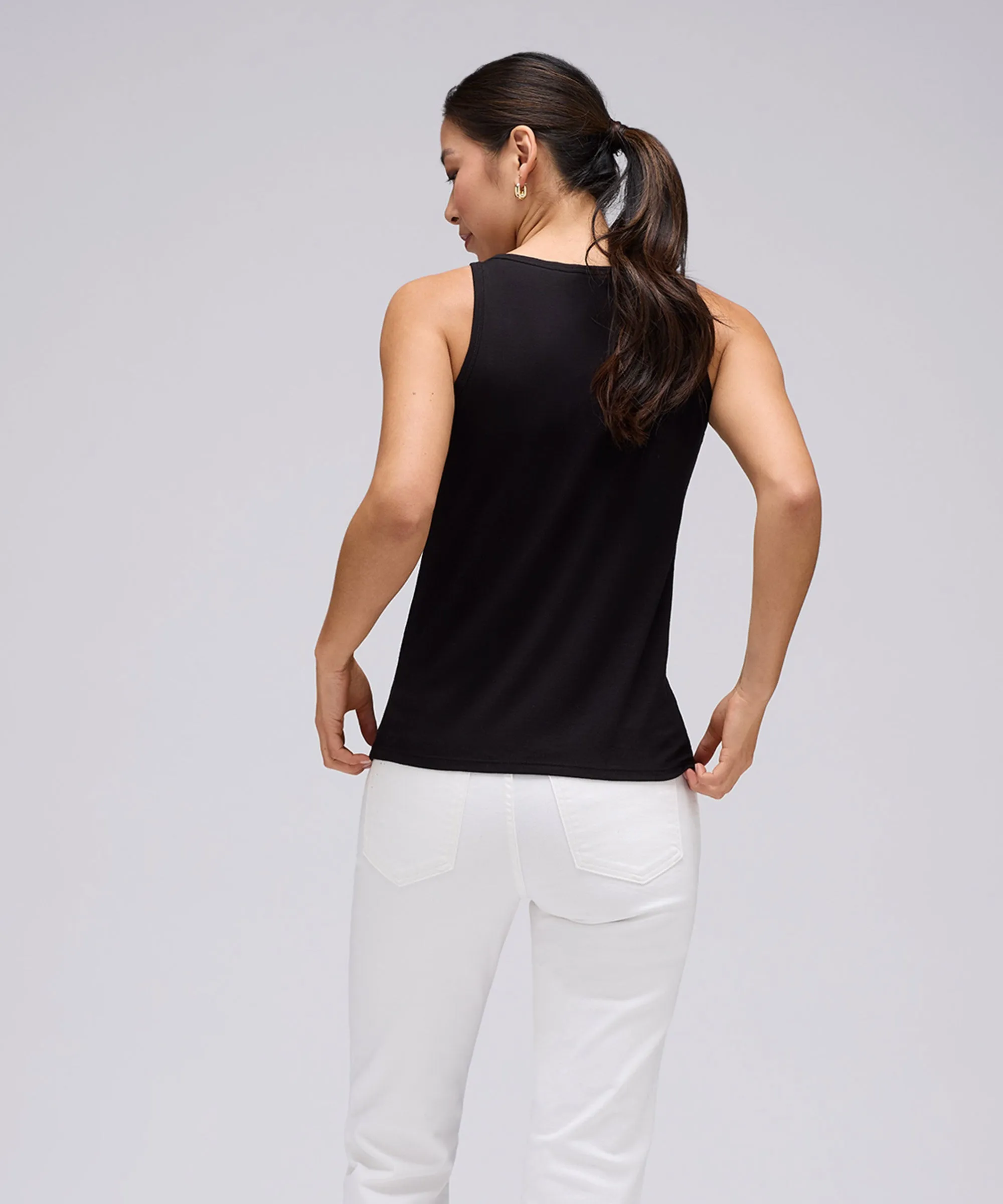 Women's Relaxed Merino V-Neck Tank