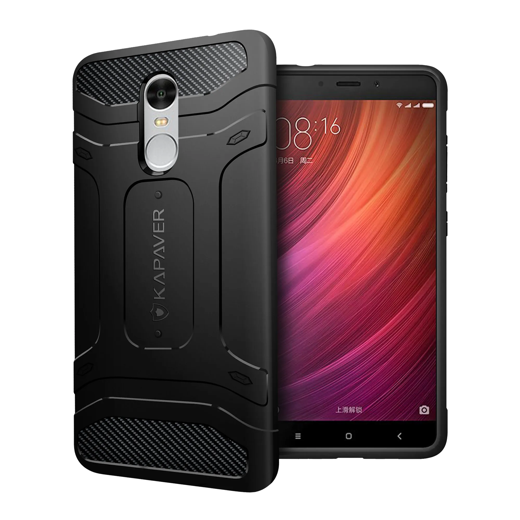 Xiaomi Redmi Note 4 Back Cover Case | Rugged - Black